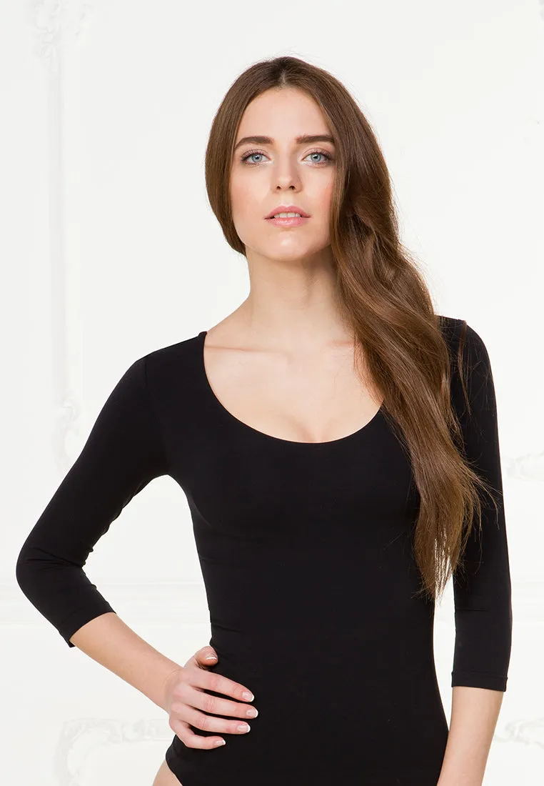 BELLISSIMA 3/4 Sleeve Scoop Neck BASICS