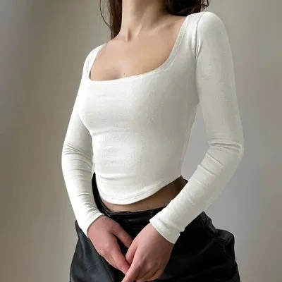 Biana Basic Long Sleeve Top