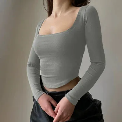 Biana Basic Long Sleeve Top