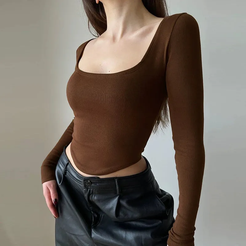 Biana Basic Long Sleeve Top