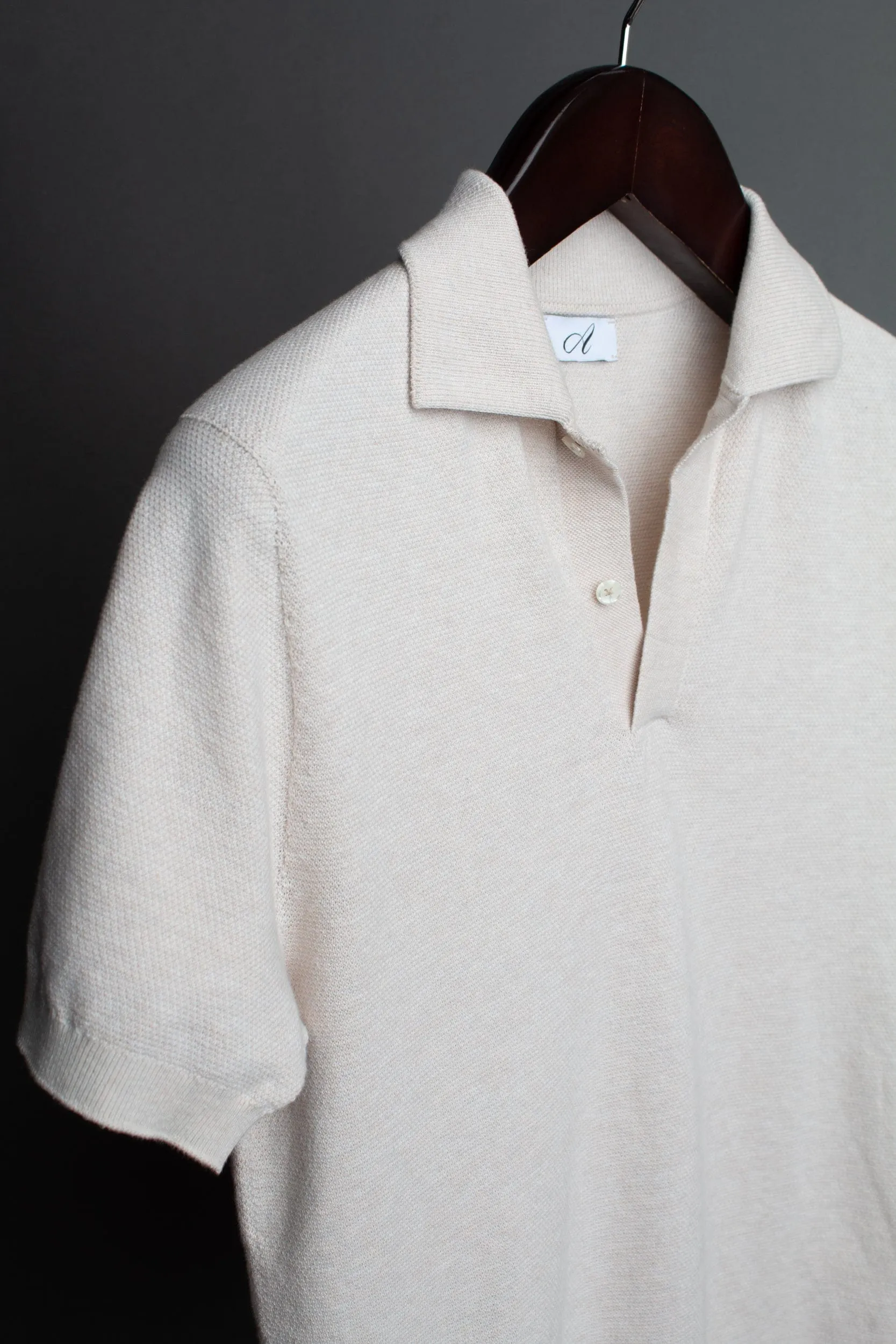 Charlie Cotton Waffle Knit Polo