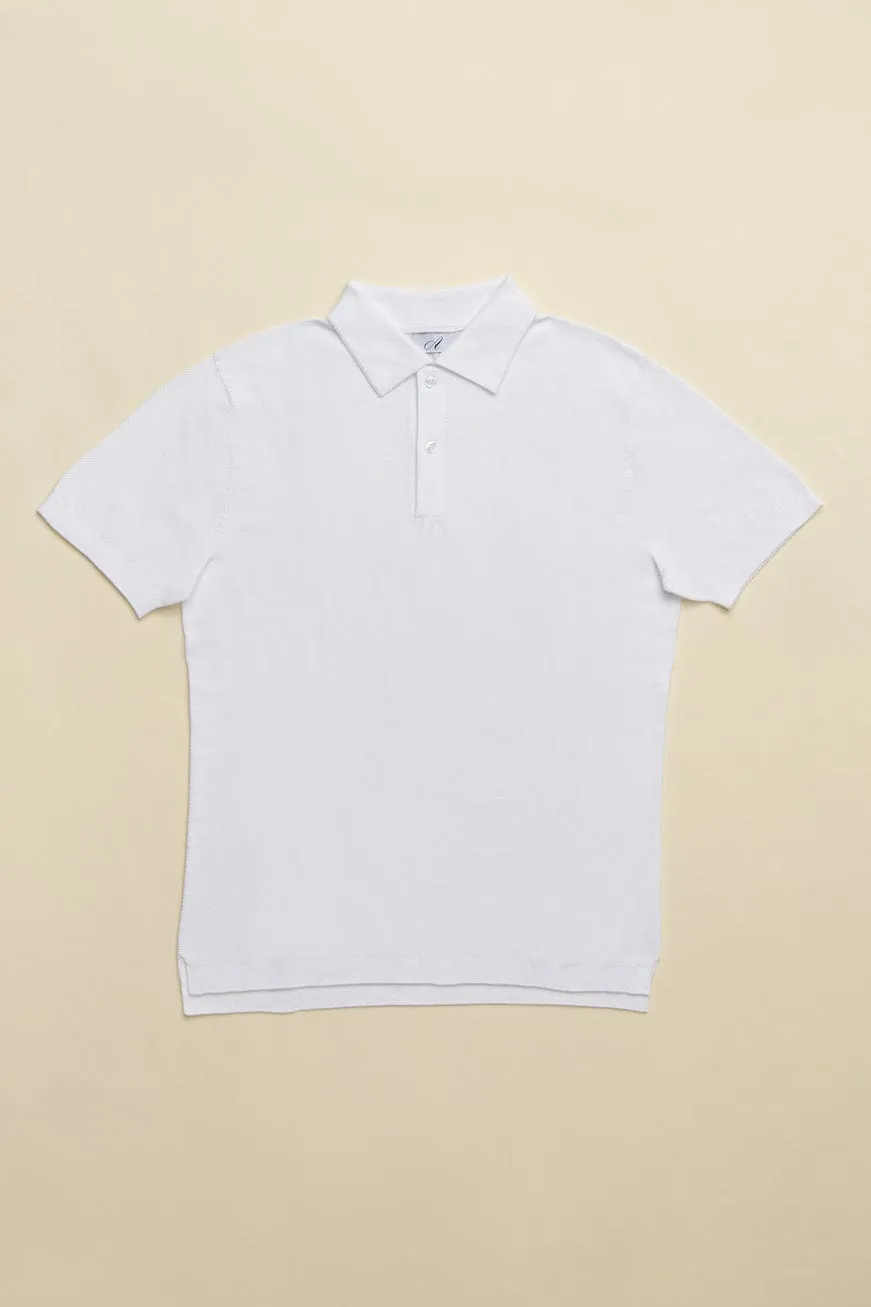 Charlie Cotton Waffle Knit Polo