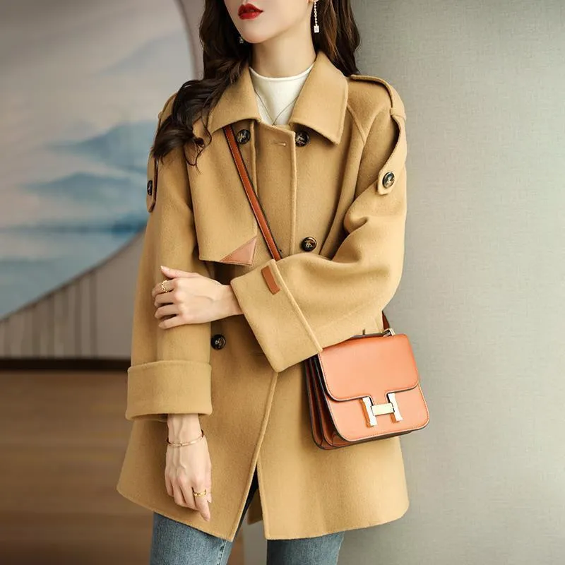 Chic Casual Wool Blend Coat