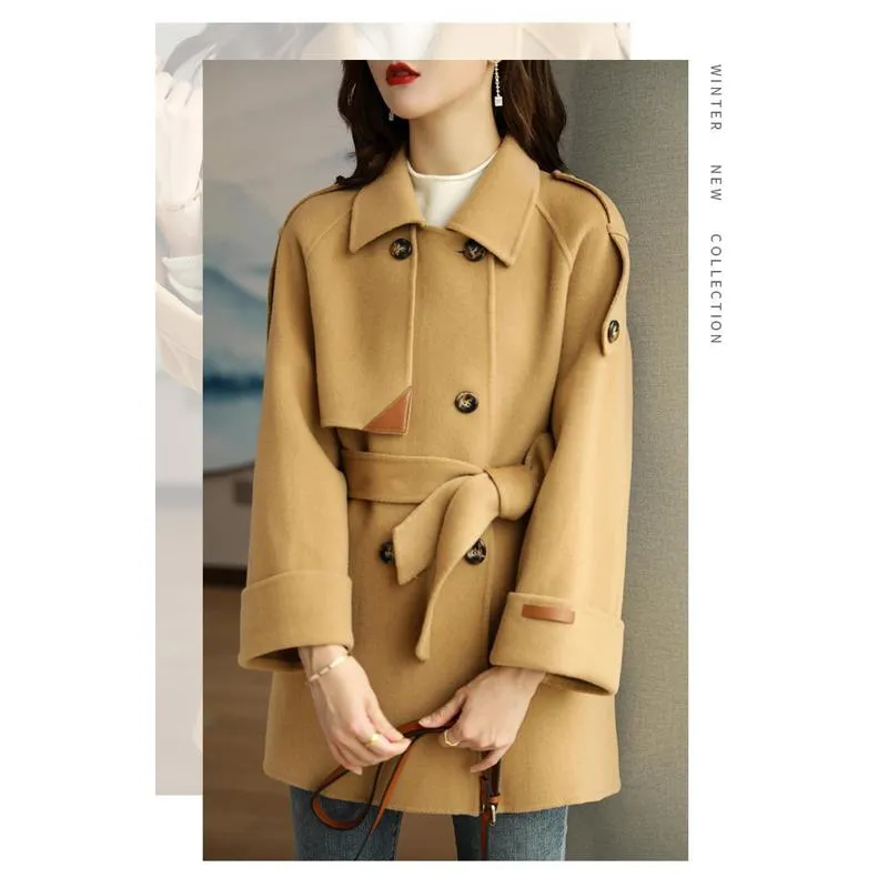 Chic Casual Wool Blend Coat