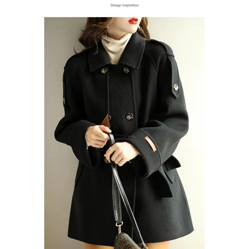 Chic Casual Wool Blend Coat