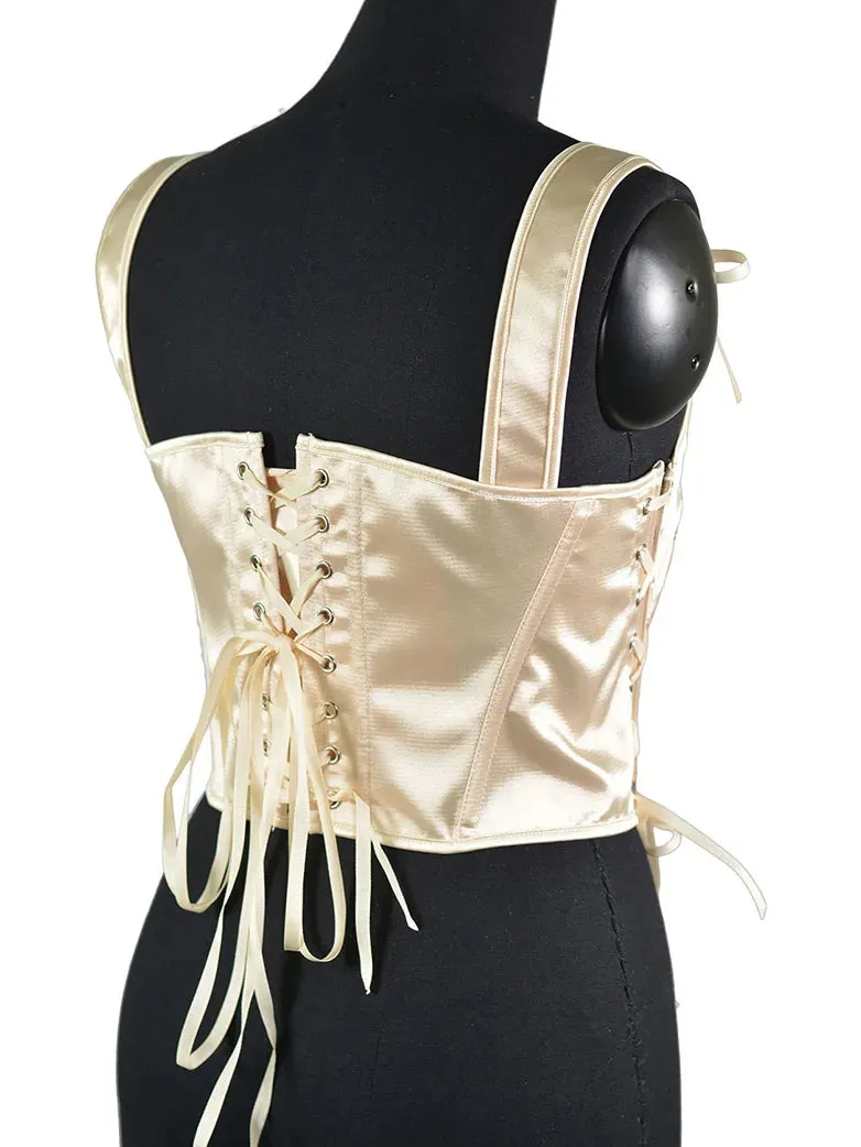 Classical Victorian Corsets Fine Art Satin Strapped Corset