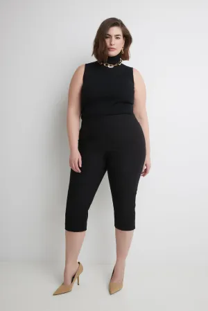 Curvy Capri with Flattering Wide Waistband