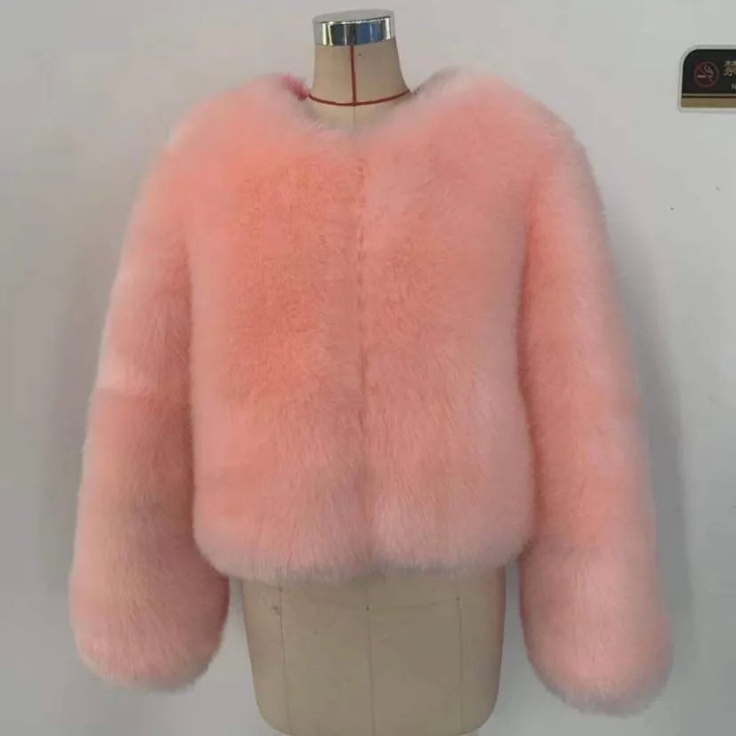 Custom Two Tone Faux Fur Jacket