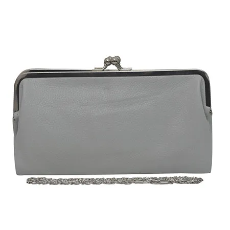 Double Frame Gray NGIL Vintage Style Wallet