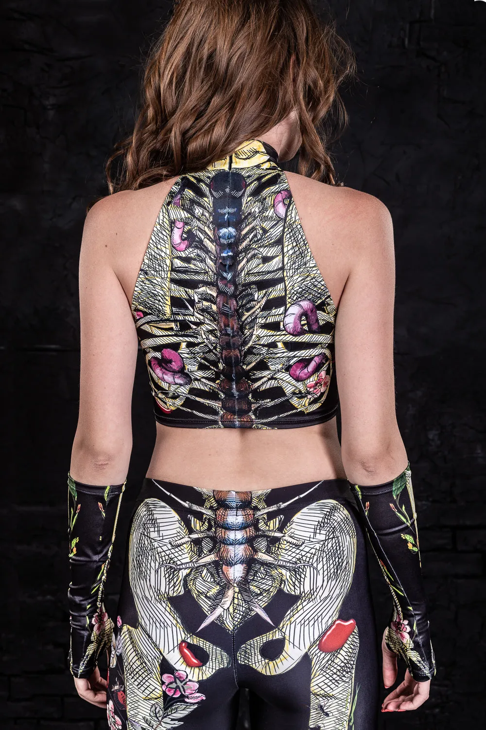 Earth Skeleton Fit Top