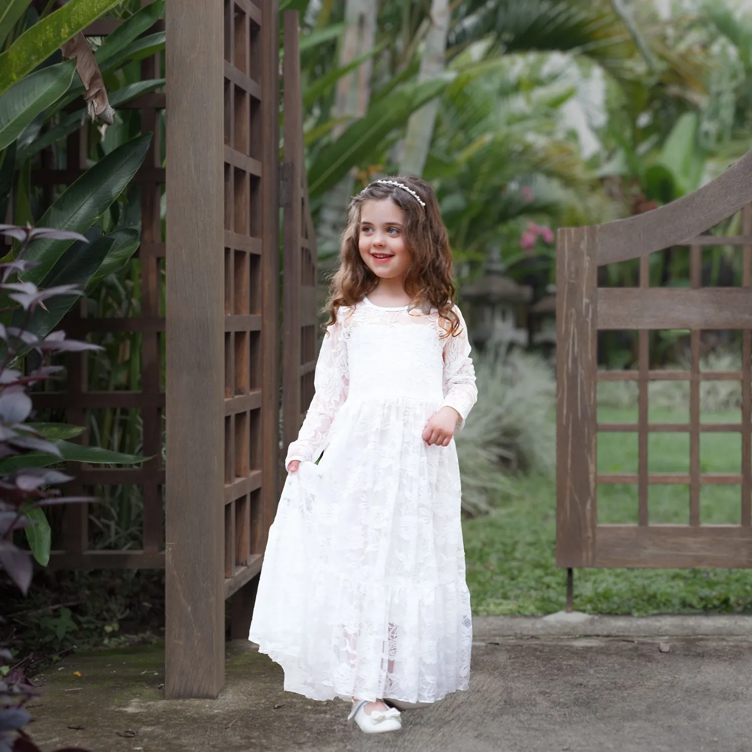 Evelyn Dress - Moon White