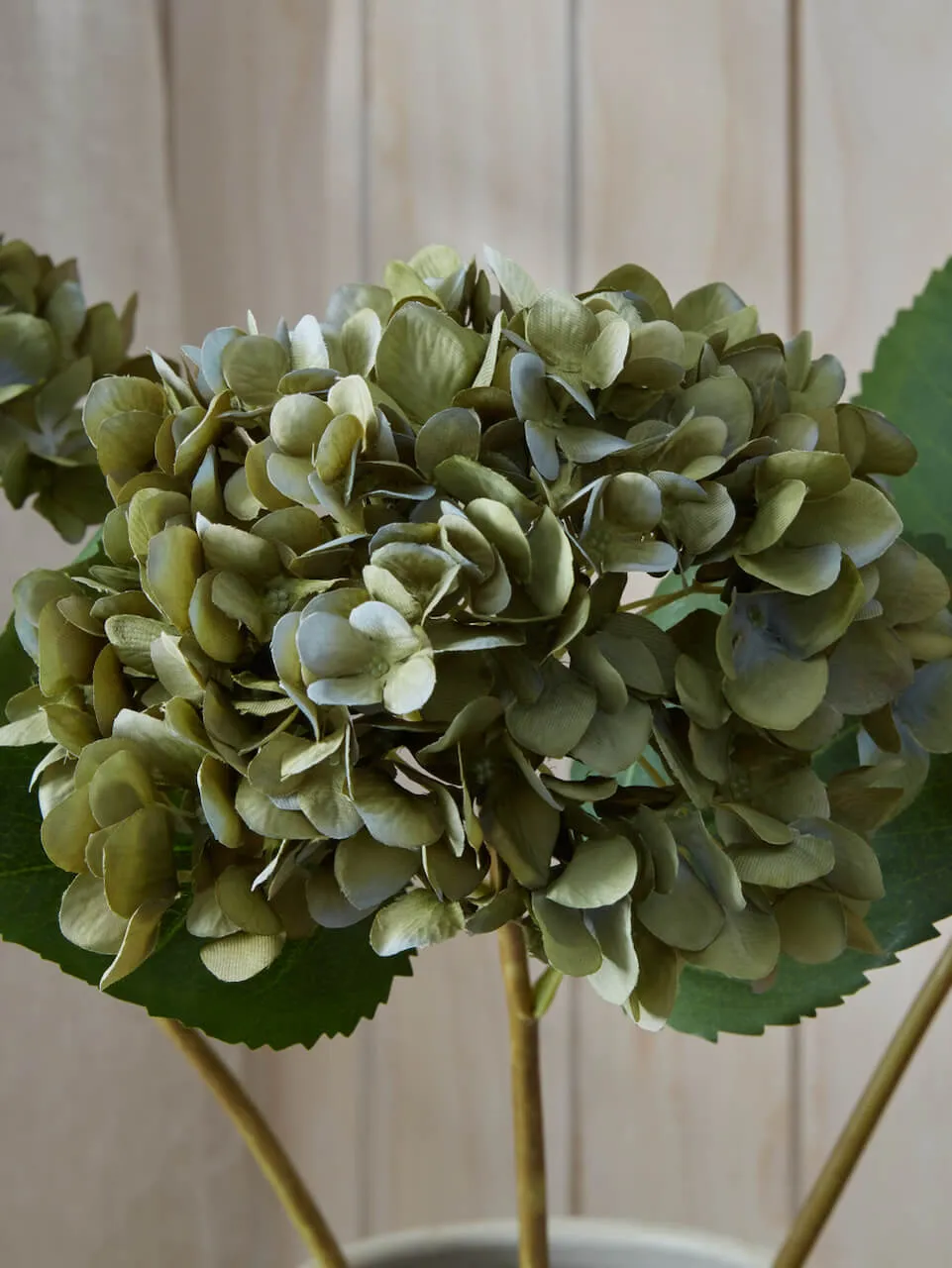 Faux Vintage Green Hydrangea