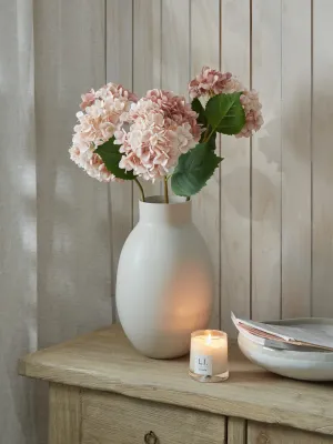 Faux Vintage Pink Hydrangea