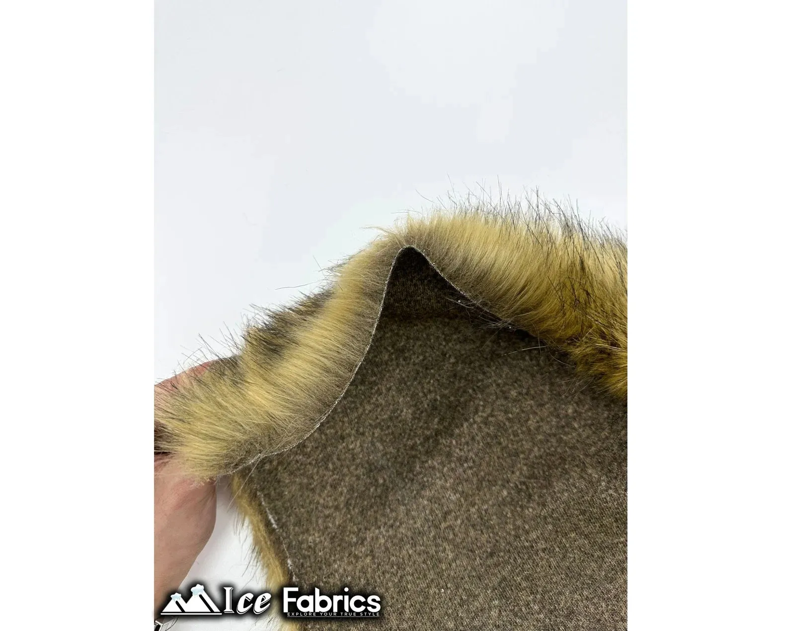 Fox Cream Brown Faux Fur Fabric By The Yard Fur Material