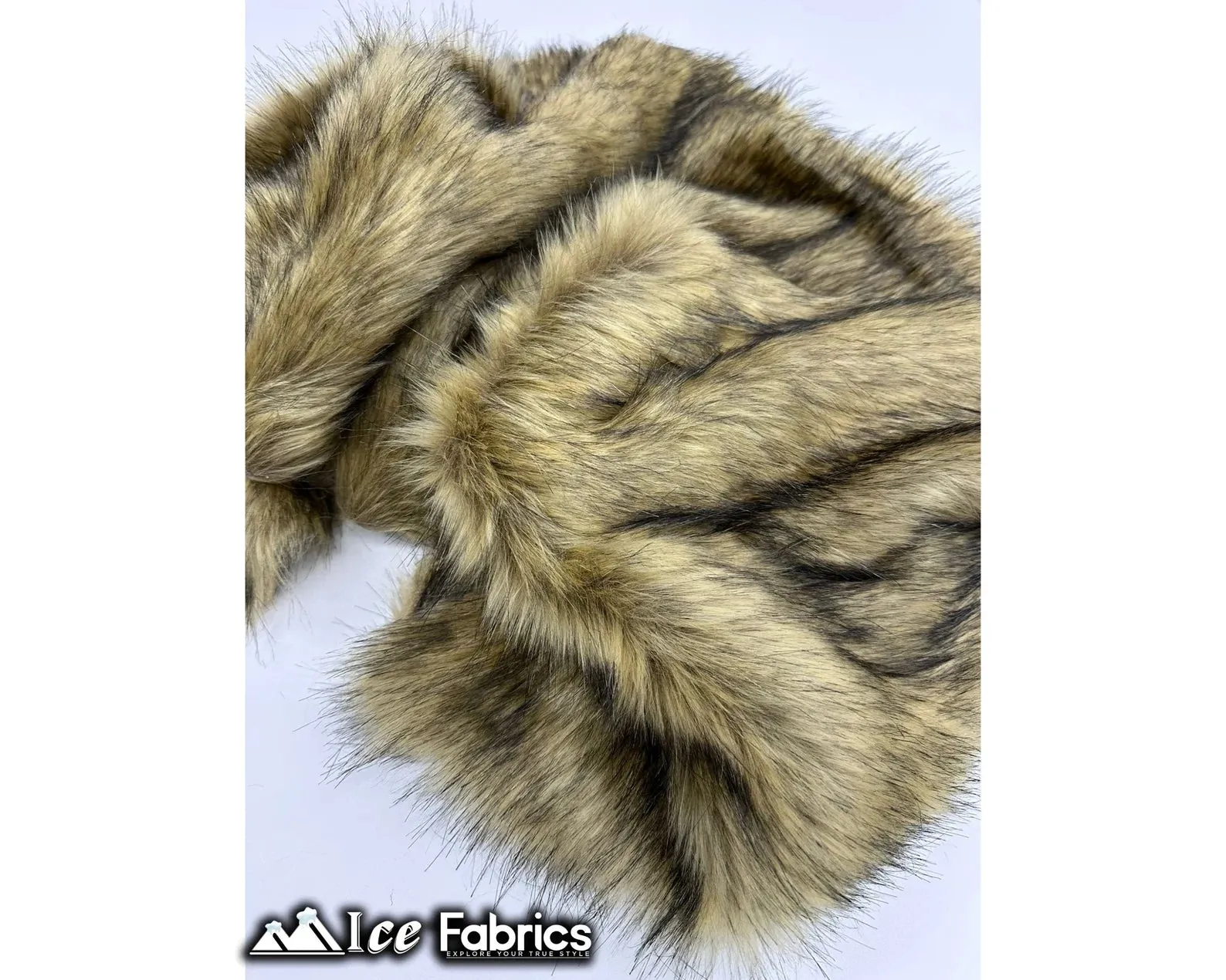 Fox Cream Brown Faux Fur Fabric By The Yard Fur Material