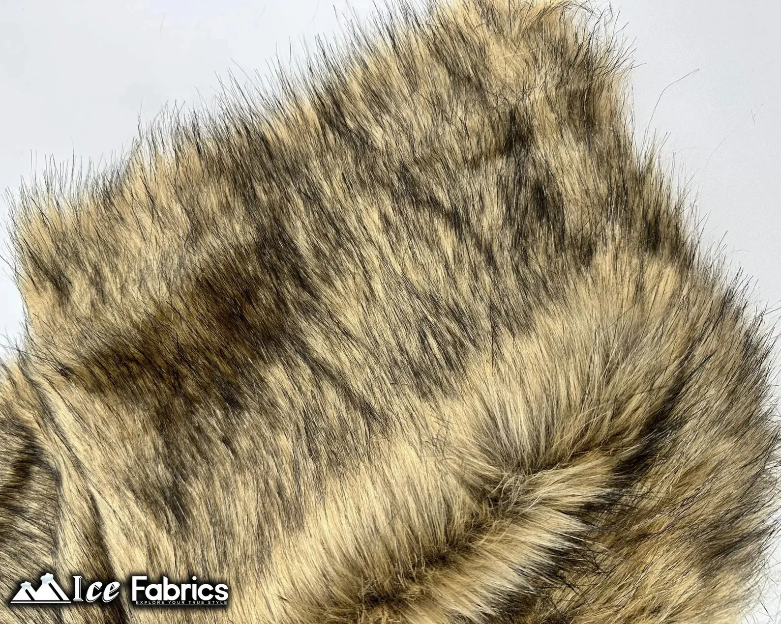 Fox Cream Brown Faux Fur Fabric By The Yard Fur Material