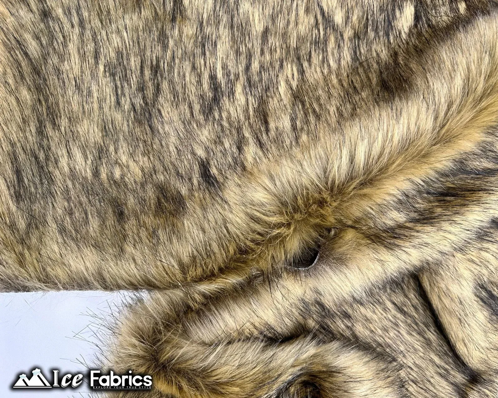 Fox Cream Brown Faux Fur Fabric By The Yard Fur Material