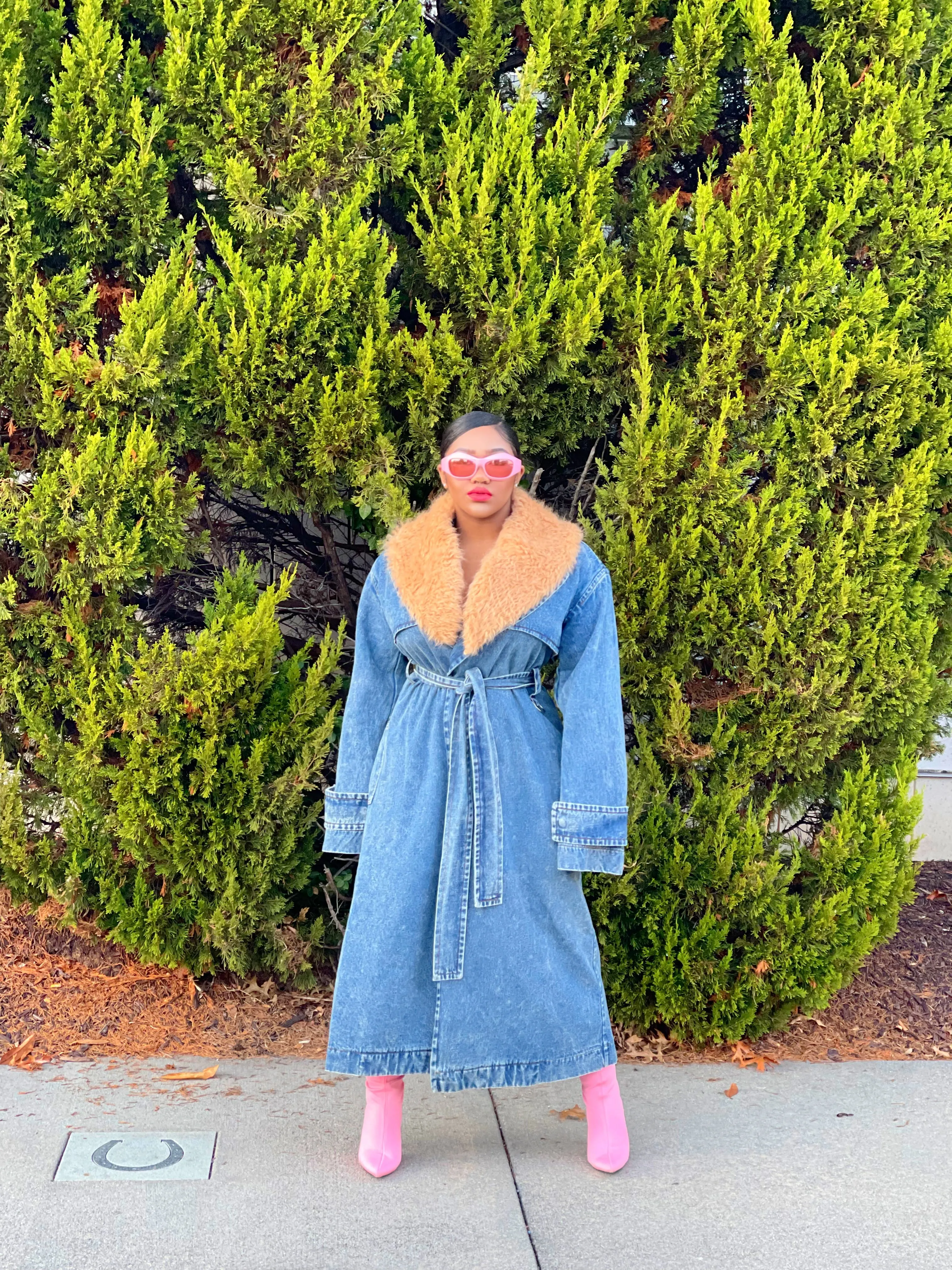 Jamie Denim Trench