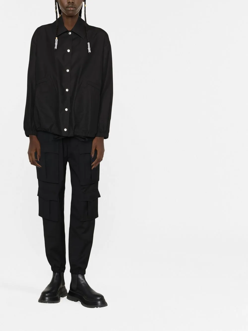 JIL SANDER CAPSULE Coats Black