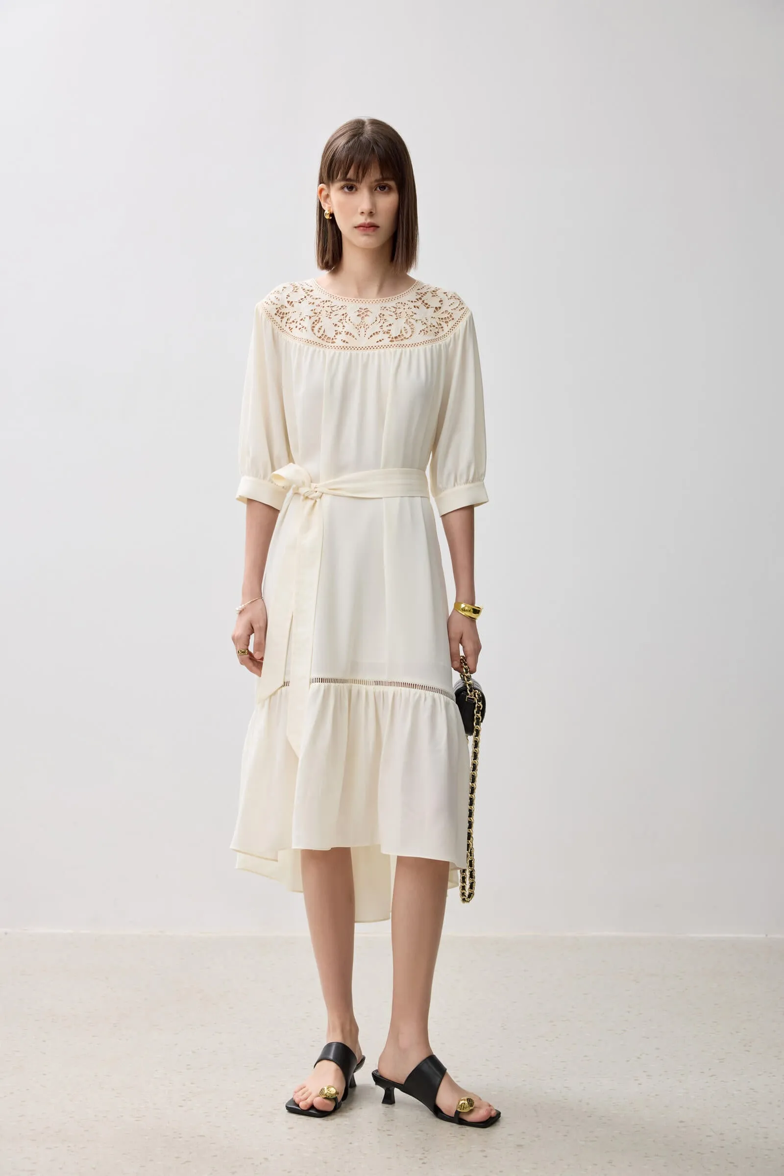 LILY Elegant Lace Comfortable Dress