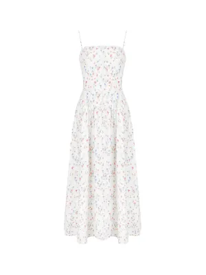 Lina Floral Midi Dress