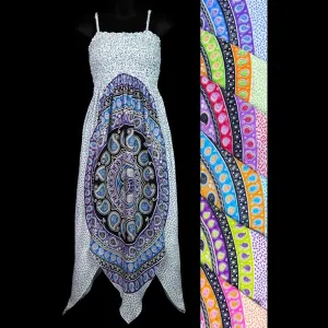 Paisley Mandala Fairy Sarong Dress