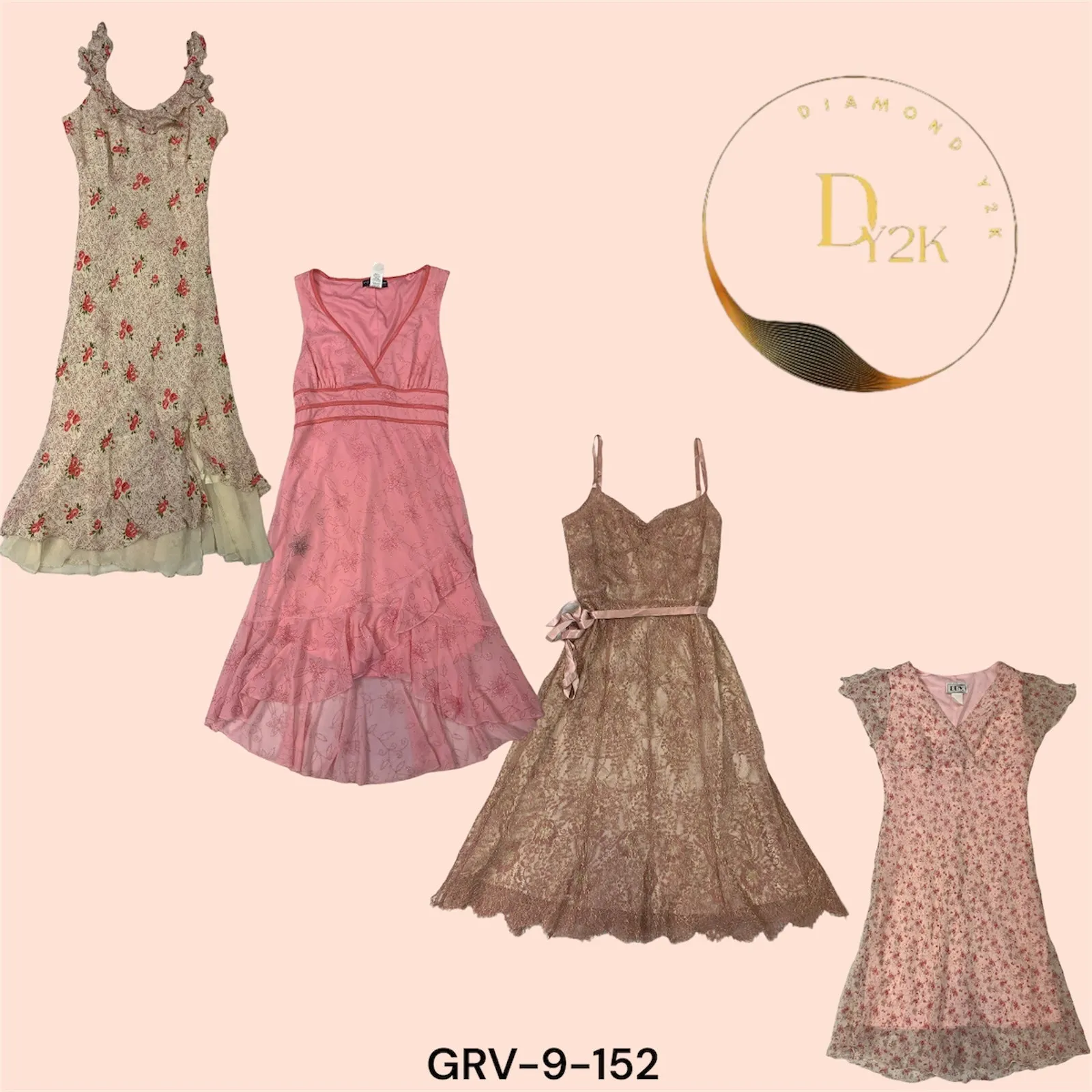 Pink Baby Doll Dress – Y2K-Inspired Romance and Charm(9-152)