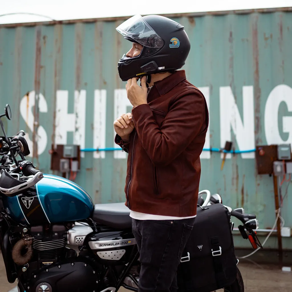 RAINIER MOTO LEATHER JACKET - RAT BIKE RED