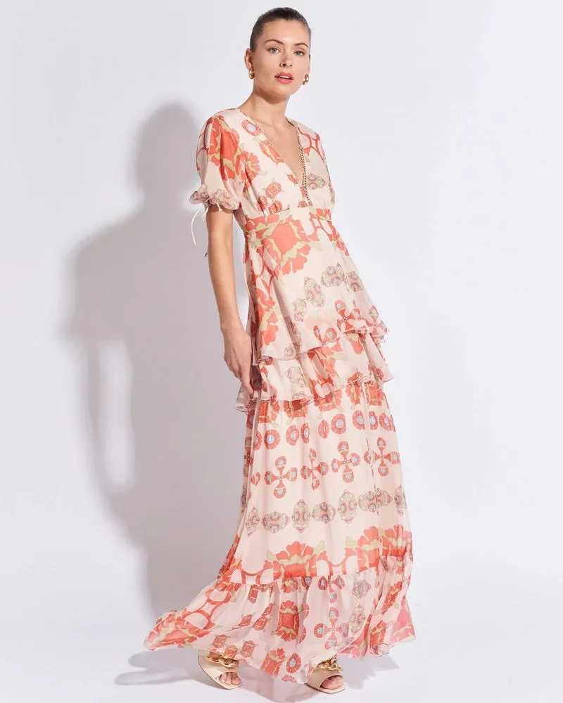 Retro Print Maxi