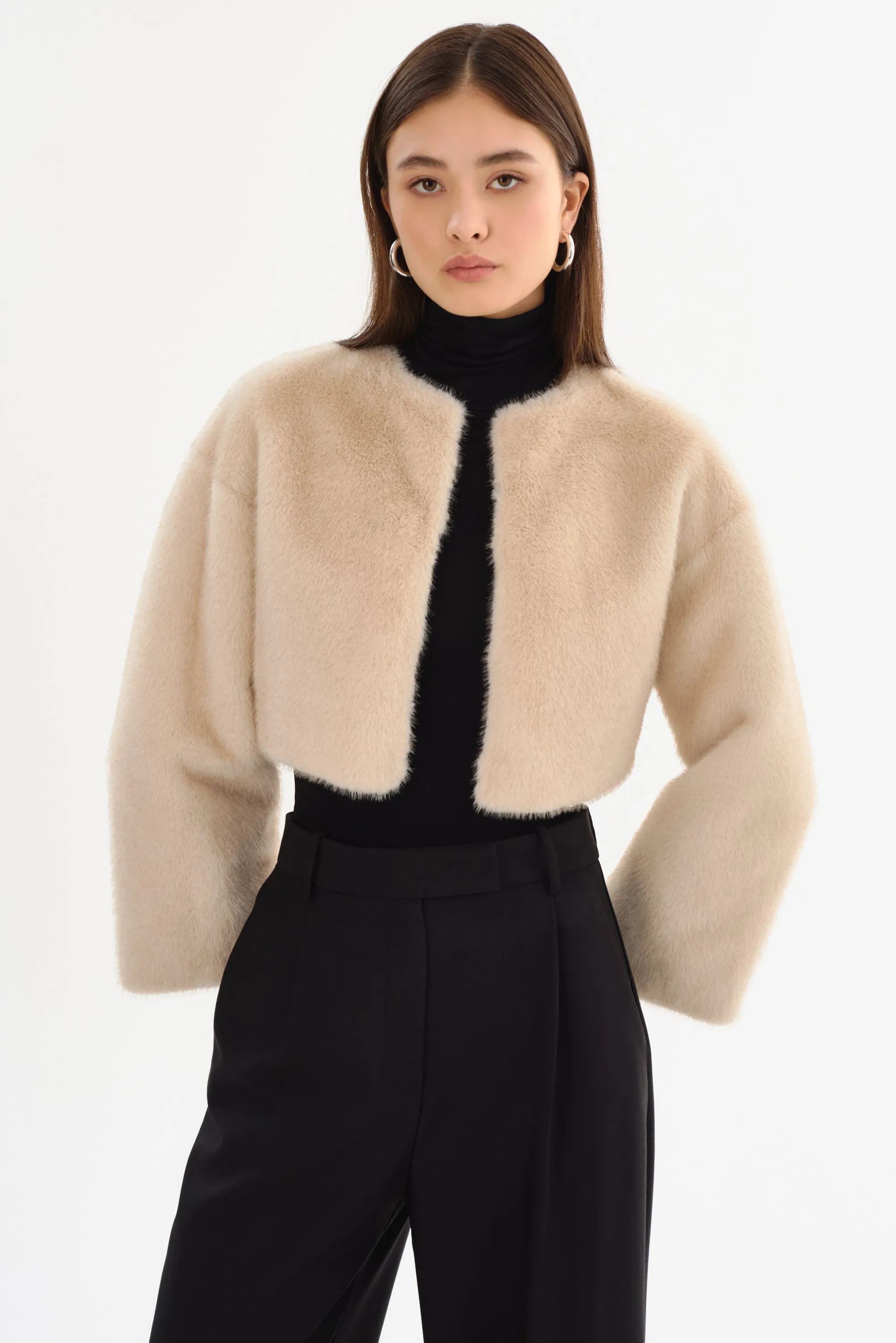 ROWDIE | Faux Fur Jacket