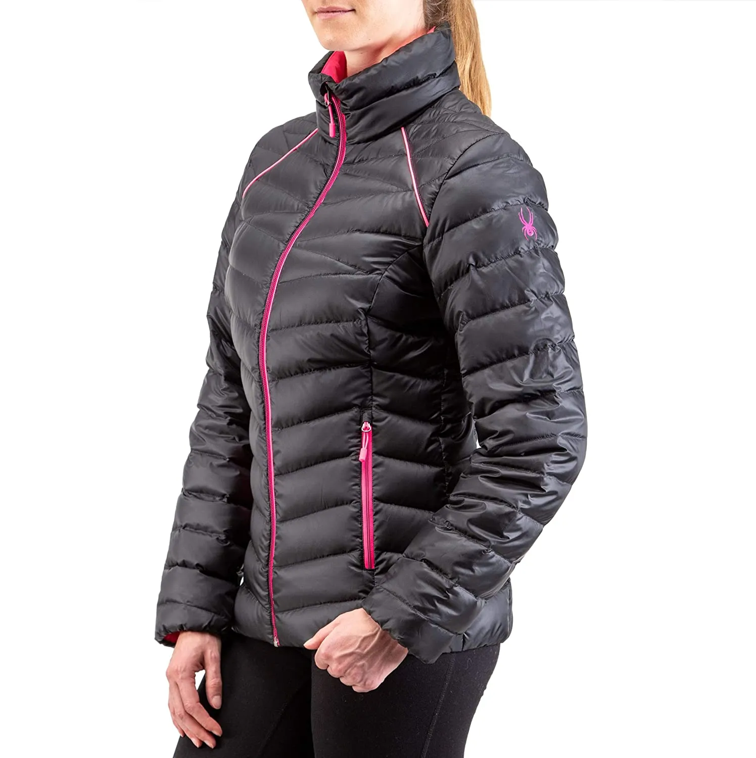 Spyder Women’s Paneled Puffy Lightweight Full Zip Timeless Down Jacket