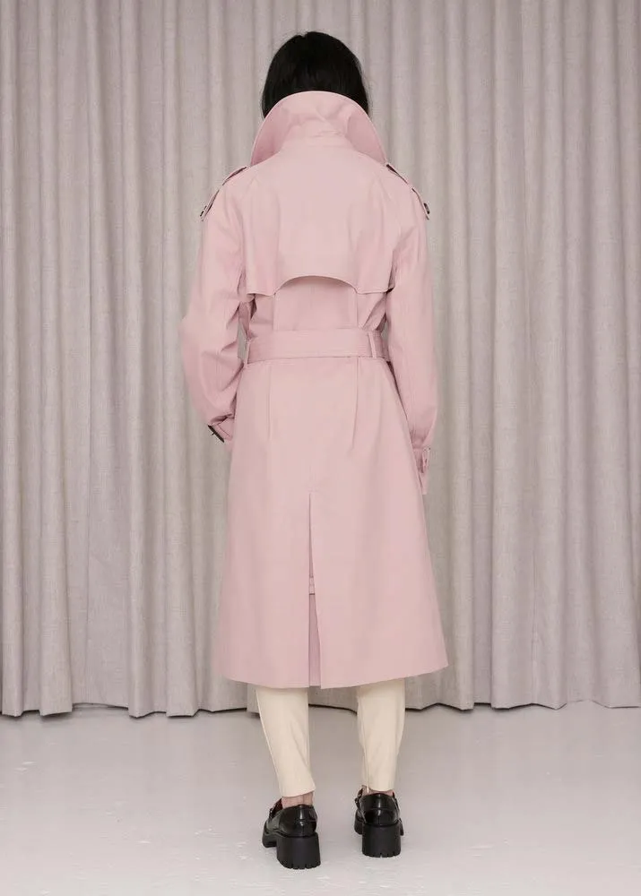 Waterproof Timeless Trench - Pink