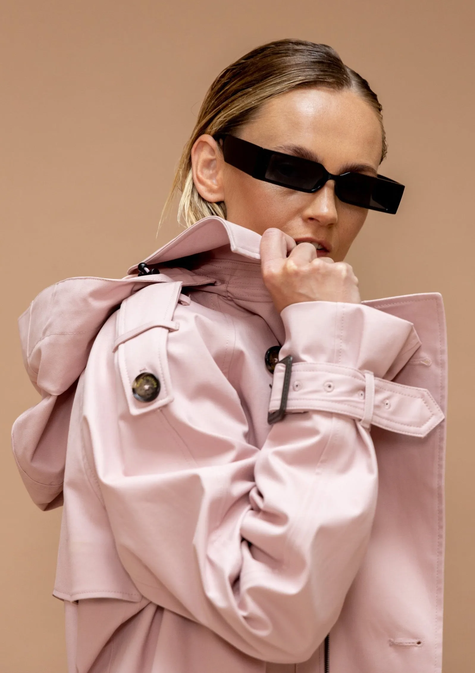 Waterproof Timeless Trench - Pink