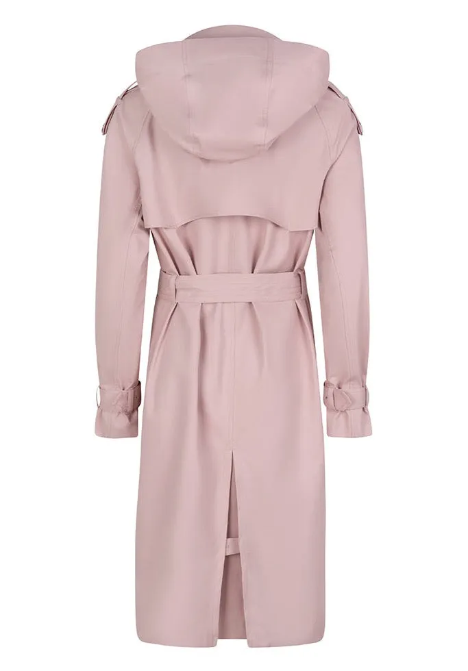 Waterproof Timeless Trench - Pink