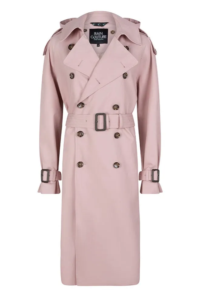 Waterproof Timeless Trench - Pink