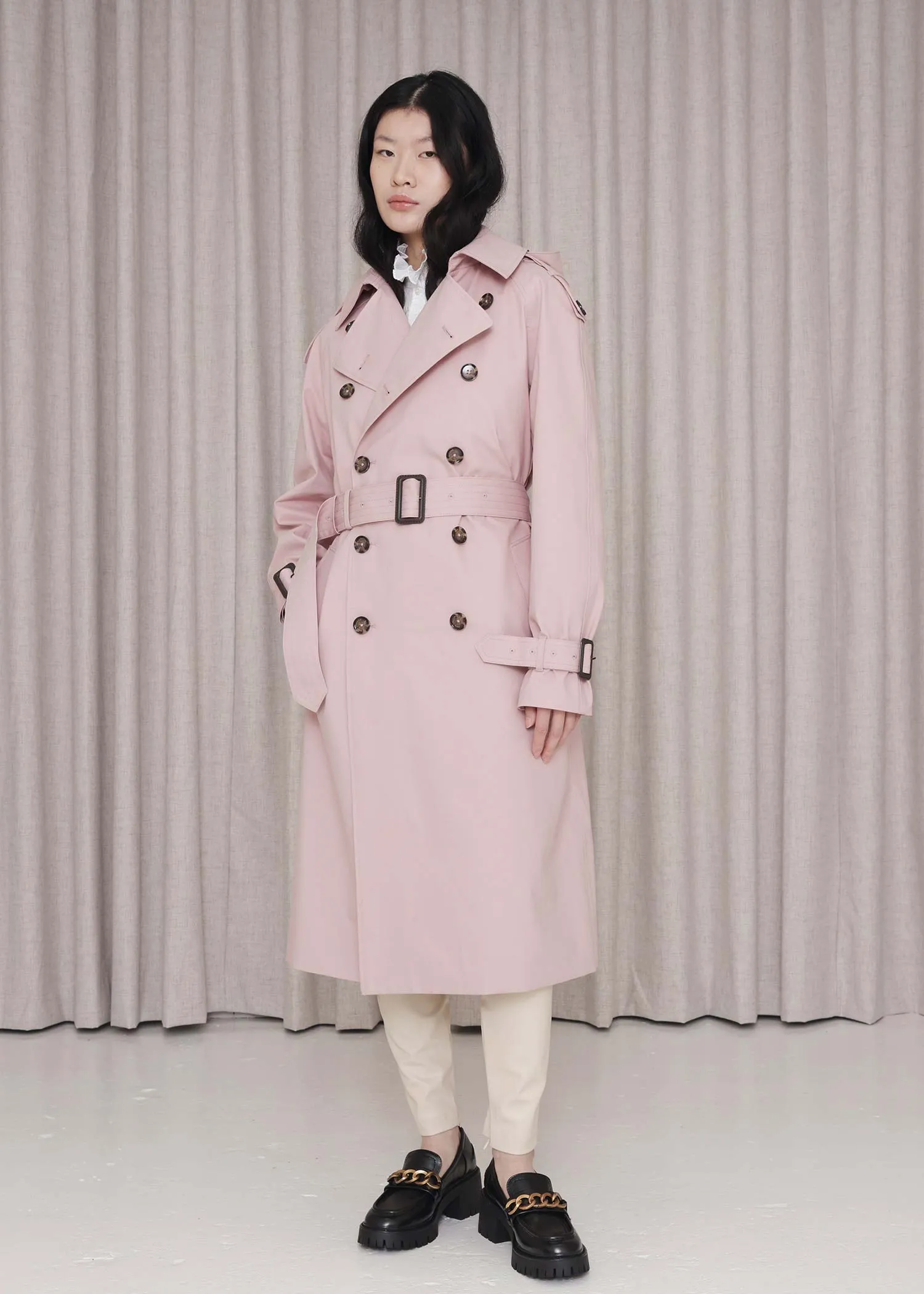 Waterproof Timeless Trench - Pink