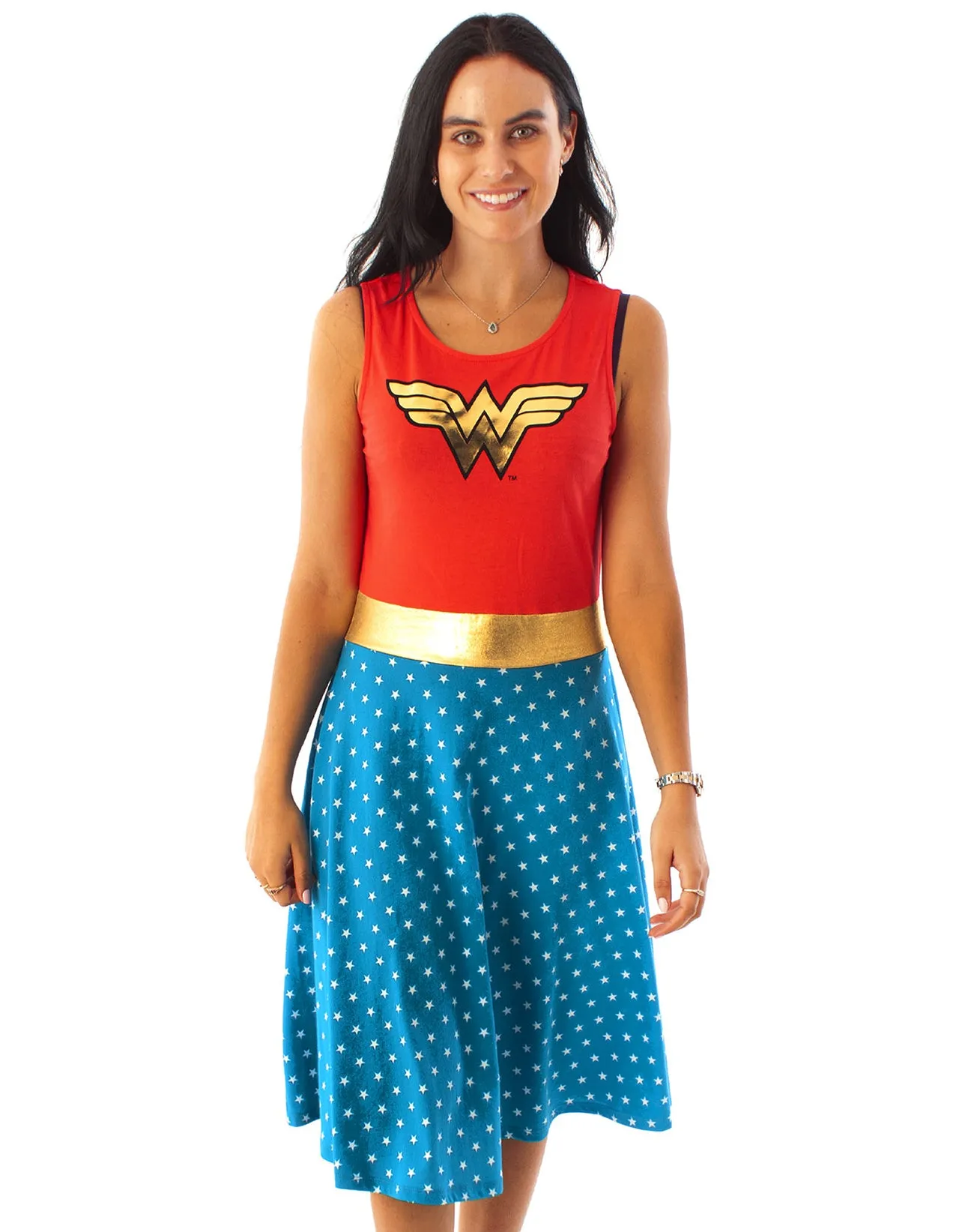 Wonder Woman Women's Costume Dress - Red